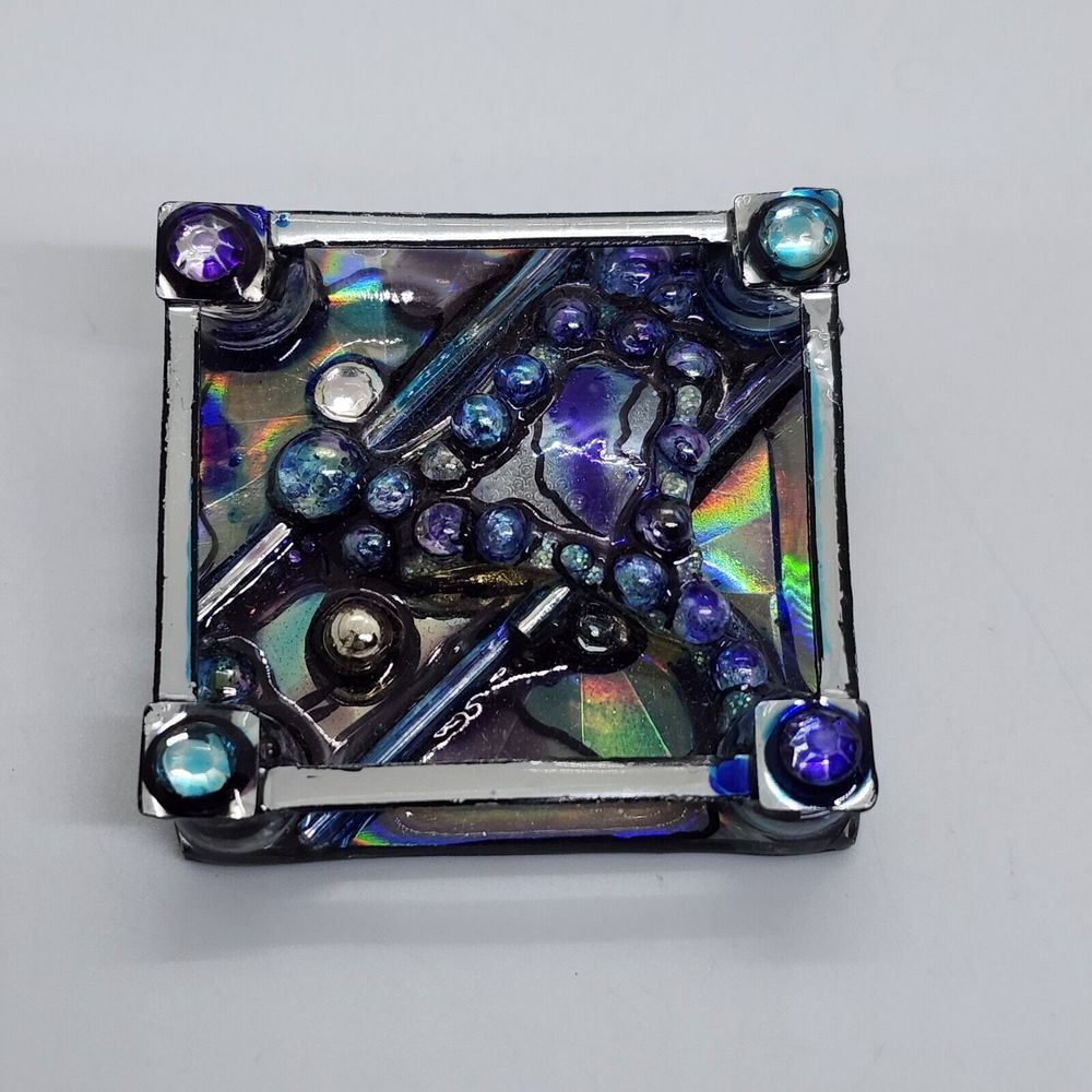 Iridescent‎ 3d Martini Glass Brooch